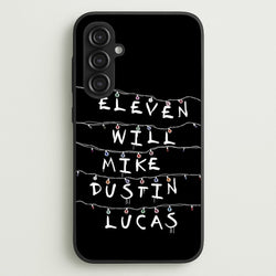Eleven, Will, Mike, Dustin & Lucas  - Stranger Things Phone Case for Galaxy S23FE