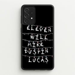 Eleven, Will, Mike, Dustin & Lucas  - Stranger Things Phone Case for Galaxy A52 / A52s