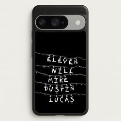Eleven, Will, Mike, Dustin & Lucas Phone Case for Google Pixel 10 / 10 Pro