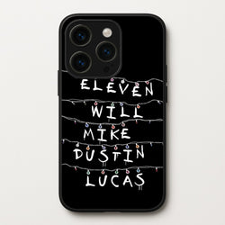 Eleven, Will, Mike, Dustin & Lucas  - Stranger Things Phone Case for iPhone 14 Pro Max