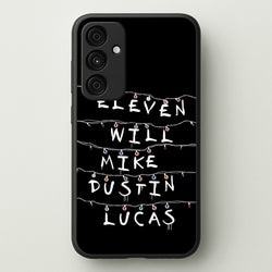 Eleven, Will, Mike, Dustin & Lucas  - Stranger Things Phone Case for Galaxy A35
