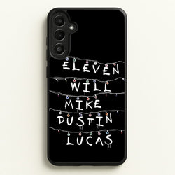 Eleven, Will, Mike, Dustin & Lucas  - Stranger Things Phone Case for Galaxy A34