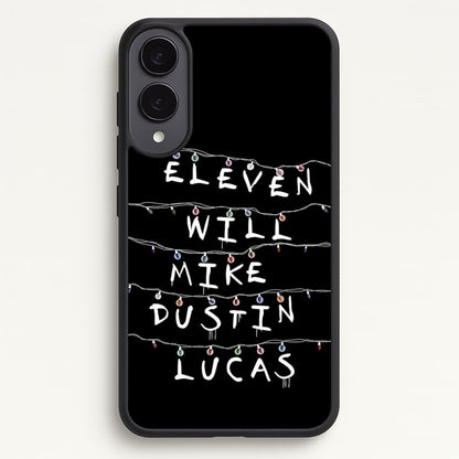 Eleven, Will, Mike, Dustin & Lucas  - Stranger Things Phone Case for Galaxy S25 Edge