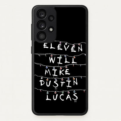Eleven, Will, Mike, Dustin & Lucas  - Stranger Things Phone Case for Galaxy A53