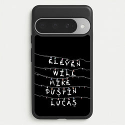 Eleven, Will, Mike, Dustin & Lucas Phone Case for Google Pixel 10 Pro XL