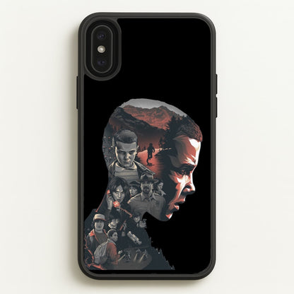 World of Upside Down  - Stranger Things Phone Case for iPhone XS Max