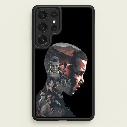 World of Upside Down  - Stranger Things Phone Case for Galaxy S23 Ultra