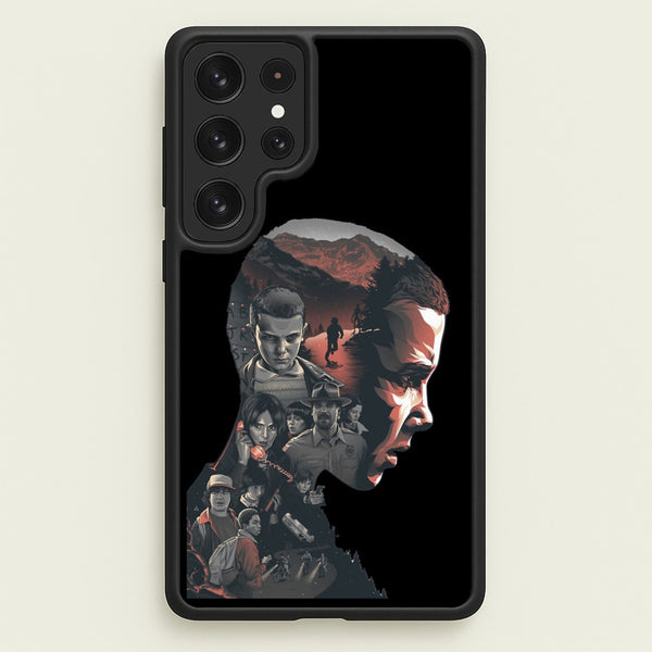 World of Upside Down  - Stranger Things Phone Case for Galaxy S22 Ultra