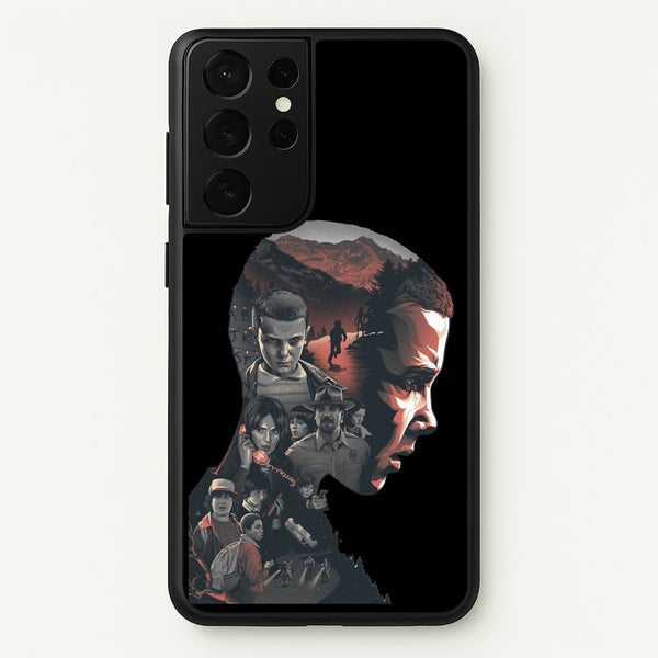 World of Upside Down  - Stranger Things Phone Case for Galaxy S21 Ultra