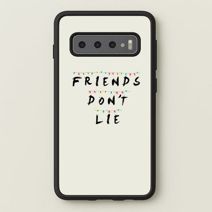 Friends Don't Lie Lights  - Friends Phone Case for Galaxy S10 Plus