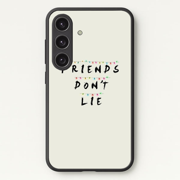 Friends Don't Lie Lights  - Friends Phone Case for Galaxy S25 Plus