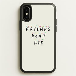Friends Don't Lie Lights  - Friends Phone Case for iPhone X / XS