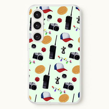 Cartoon Stranger Object  - Stranger Things Phone Case for Galaxy S25 Plus