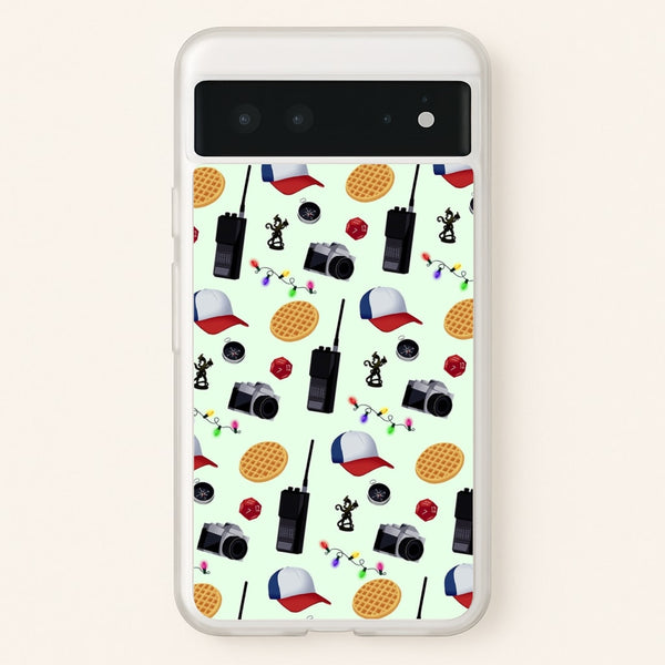 Cartoon Stranger Object  - Stranger Things Phone Case for Google Pixel 6