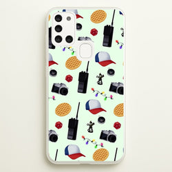 Cartoon Stranger Object  - Stranger Things Phone Case for Galaxy A21s