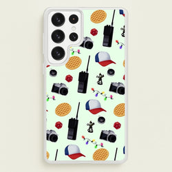 Cartoon Stranger Object  - Stranger Things Phone Case for Galaxy S23 Ultra