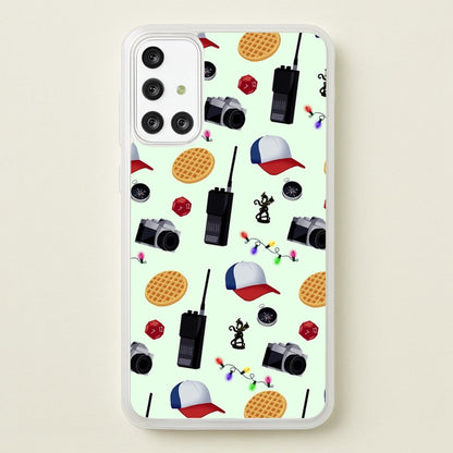 Cartoon Stranger Object  - Stranger Things Phone Case for Galaxy A71