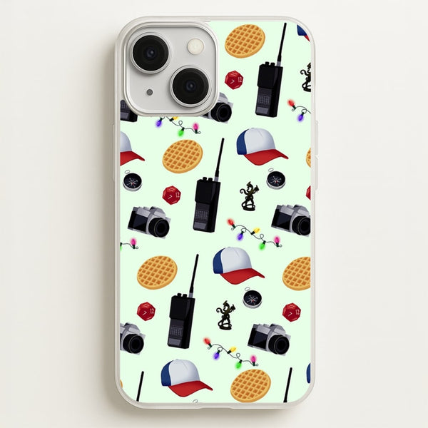 Cartoon Stranger Object  - Stranger Things Phone Case for iPhone 13 Mini