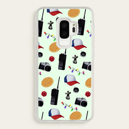 Cartoon Stranger Object  - Stranger Things Phone Case for Galaxy S9 Plus