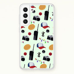 Cartoon Stranger Object  - Stranger Things Phone Case for Galaxy S21 Plus