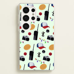 Cartoon Stranger Object  - Stranger Things Phone Case for Galaxy S25 Ultra