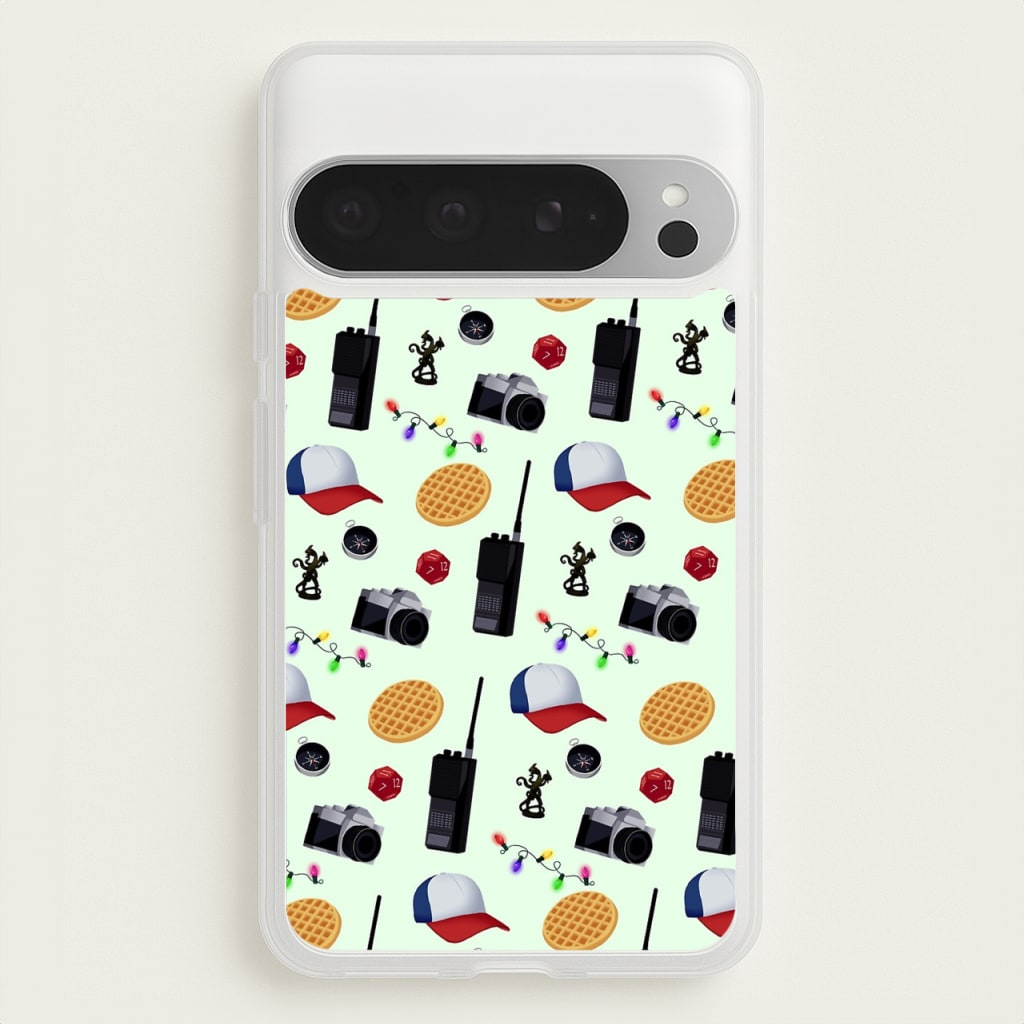 Cartoon Stranger Object  - Stranger Things Phone Case for Google Pixel 9 Pro XL