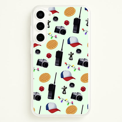 Cartoon Stranger Object  - Stranger Things Phone Case for Galaxy S23 Plus