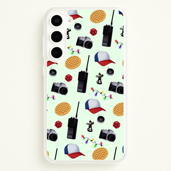 Cartoon Stranger Object  - Stranger Things Phone Case for Galaxy S23 Plus