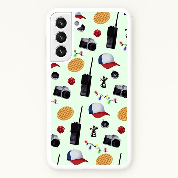 Cartoon Stranger Object  - Stranger Things Phone Case for Galaxy S22 Plus