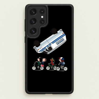 Van Flip  - Stranger Things Phone Case for Galaxy S22 Ultra