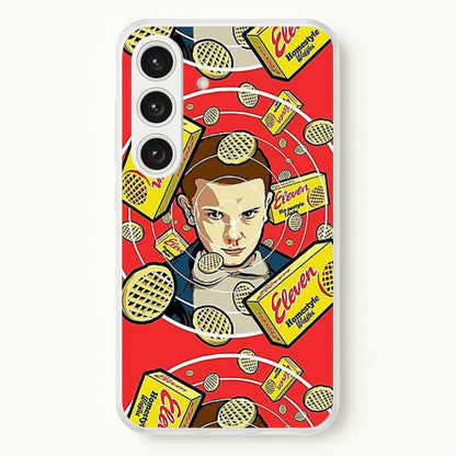 Eleven and Waffles  - Stranger Things Phone Case for Galaxy S25 Plus