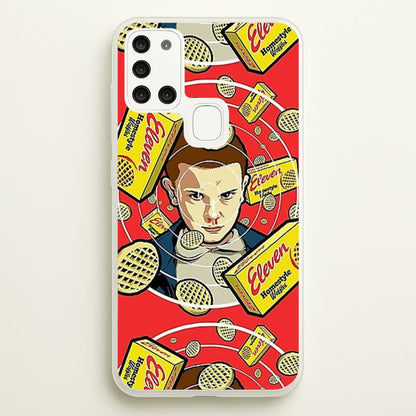 Eleven and Waffles  - Stranger Things Phone Case for Galaxy A21s