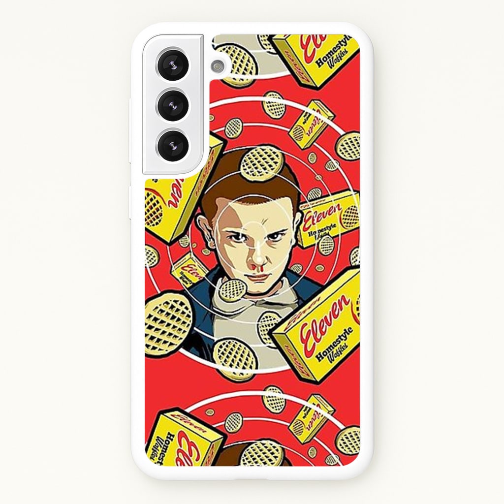 Eleven and Waffles  - Stranger Things Phone Case for Galaxy S22 Plus