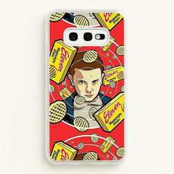 Eleven and Waffles  - Stranger Things Phone Case for Galaxy S10e