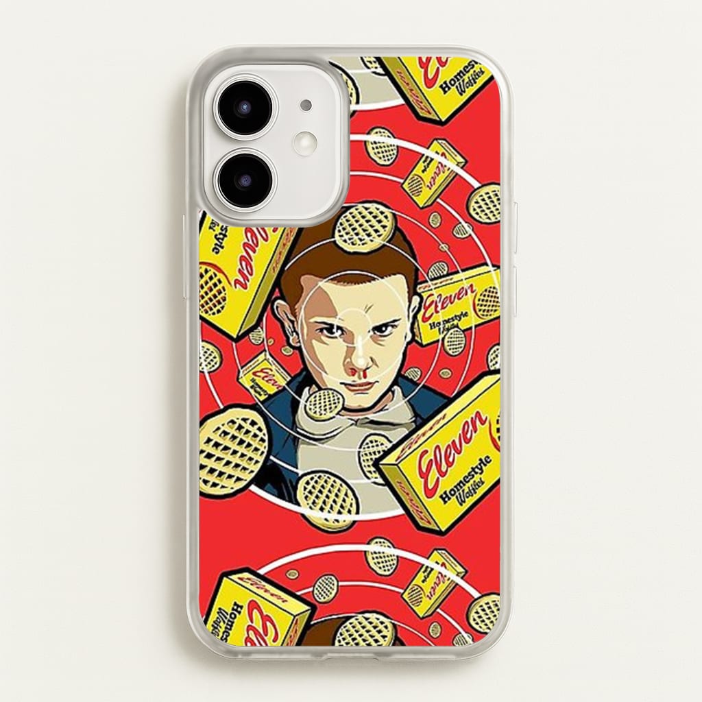 Eleven and Waffles  - Stranger Things Phone Case for iPhone 12 / 12 Pro
