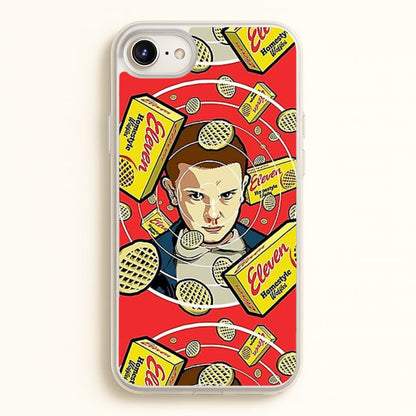 Eleven and Waffles  - Stranger Things Phone Case for iPhone 6 Plus / 7 Plus / 8 Plus