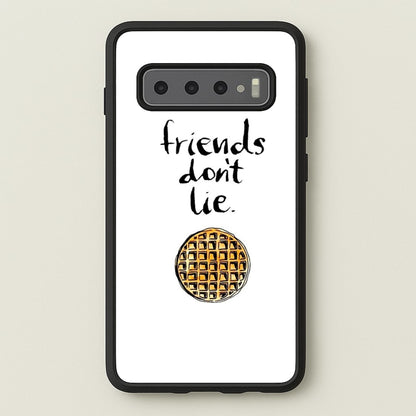 Friends Don't Lie Waffle  - Friends Phone Case for Galaxy S10 Plus