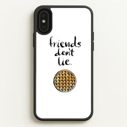 Friends Don't Lie Waffle  - Friends Phone Case for iPhone XS Max