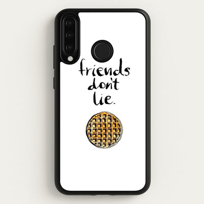 Friends Don't Lie Waffle  - Friends Phone Case for Huawei P30 Lite