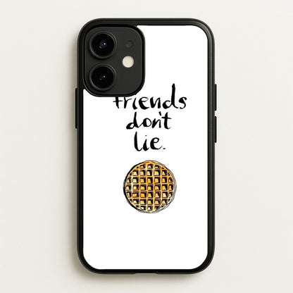 Friends Don't Lie Waffle  - Friends Phone Case for iPhone 12 / 12 Pro