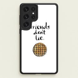 Friends Don't Lie Waffle  - Friends Phone Case for Galaxy S22 Ultra