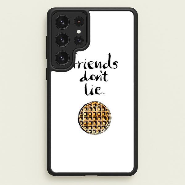 Friends Don't Lie Waffle  - Friends Phone Case for Galaxy S22 Ultra