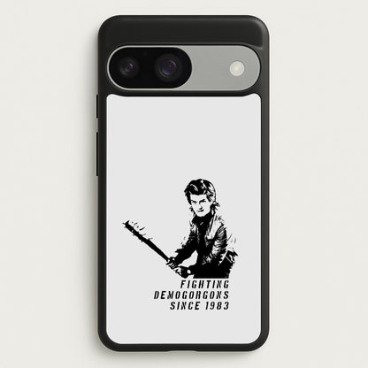 Fighting Demogorgons Since 1983  - Stranger Things Phone Case for Google Pixel 9 / 9 Pro
