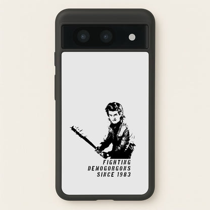 Fighting Demogorgons Since 1983  - Stranger Things Phone Case for Google Pixel 8a