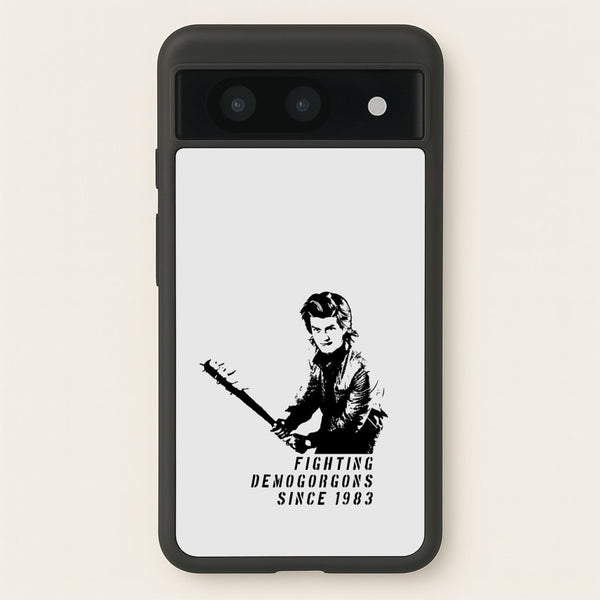 Fighting Demogorgons Since 1983  - Stranger Things Phone Case for Google Pixel 8a
