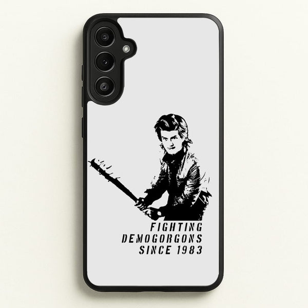 Fighting Demogorgons Since 1983  - Stranger Things Phone Case for Galaxy A34