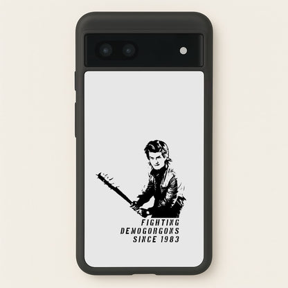 Fighting Demogorgons Since 1983  - Stranger Things Phone Case for Google Pixel 7a