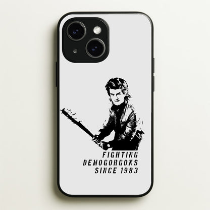 Fighting Demogorgons Since 1983  - Stranger Things Phone Case for iPhone 15
