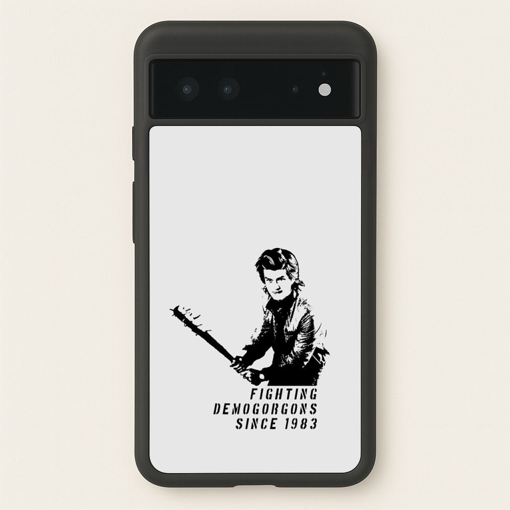 Fighting Demogorgons Since 1983  - Stranger Things Phone Case for Google Pixel 6