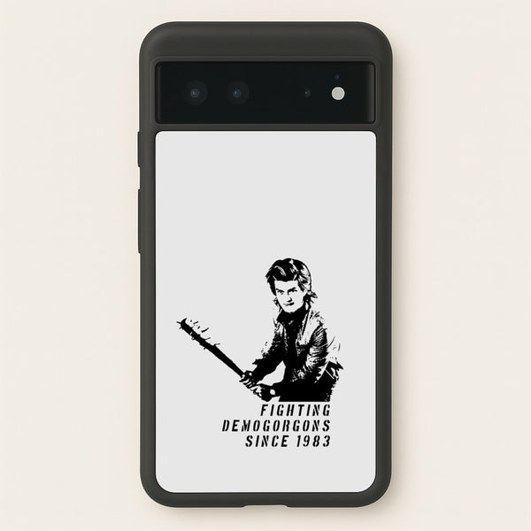 Fighting Demogorgons Since 1983  - Stranger Things Phone Case for Google Pixel 6